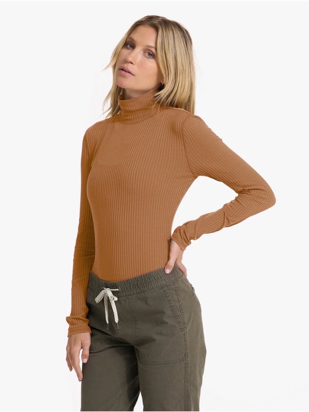Vuori Caramel Bleeker Bodysuit